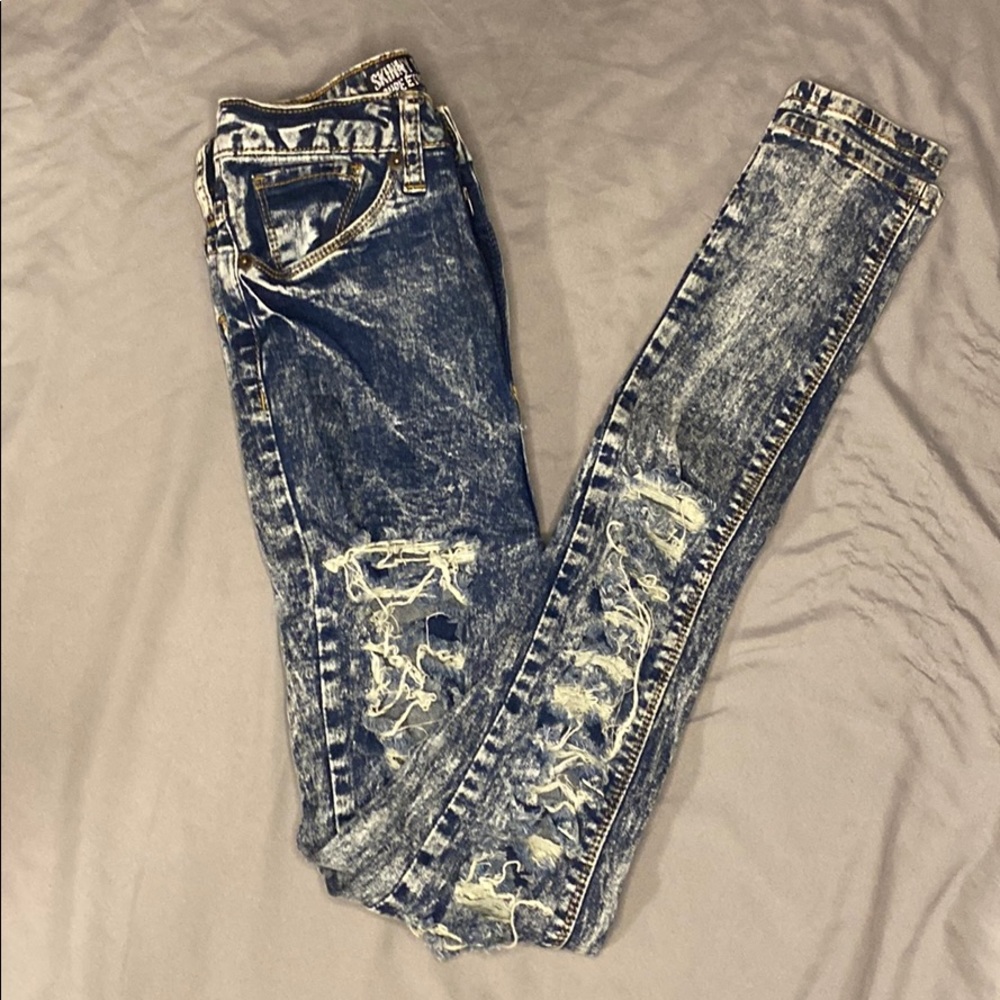 🌟 2 for $30 Skinny Fit Washed Jeans